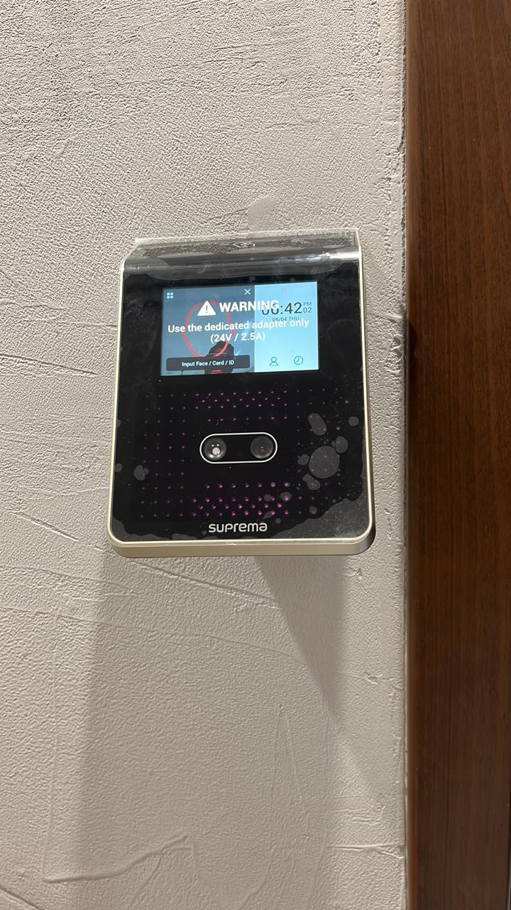 Suprema face recognition terminal