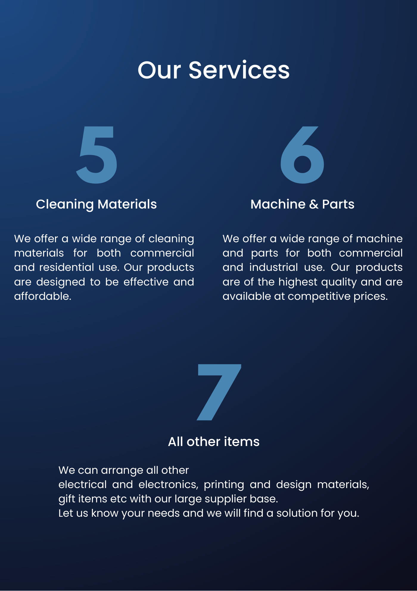 SAACO General Trading company profile — page 3